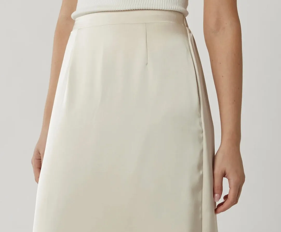 PIPER SLIP SKIRT - CHAMPAGNE