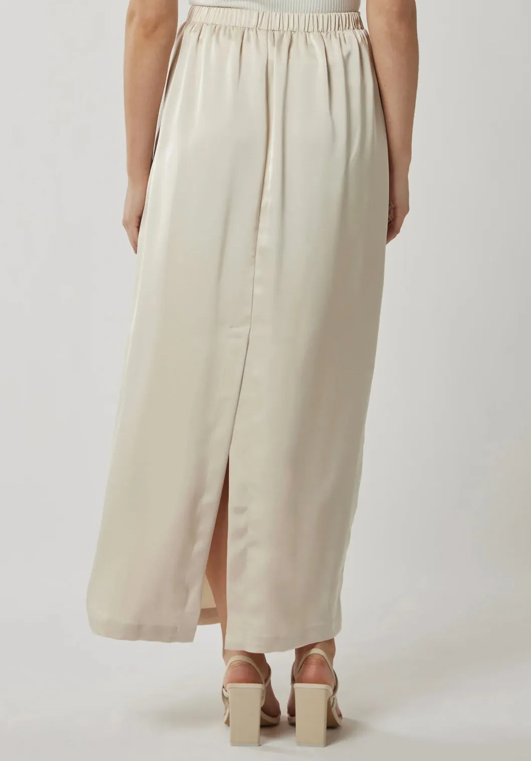 PIPER SLIP SKIRT - CHAMPAGNE