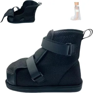 Plaster Protection Shoes,Fracture Shoes,Shoes for Foot Injuries,Postoperative Recovery Plaster Shoe Covers,Adjustable Medical Walking Shoes for Postoperative Use,High Top