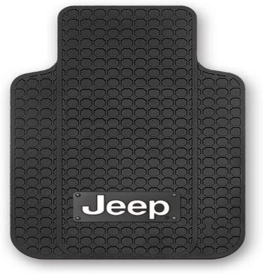 Plasticolor Jeep Anti-Skid Nib Backing Floor Mats - Set of 2