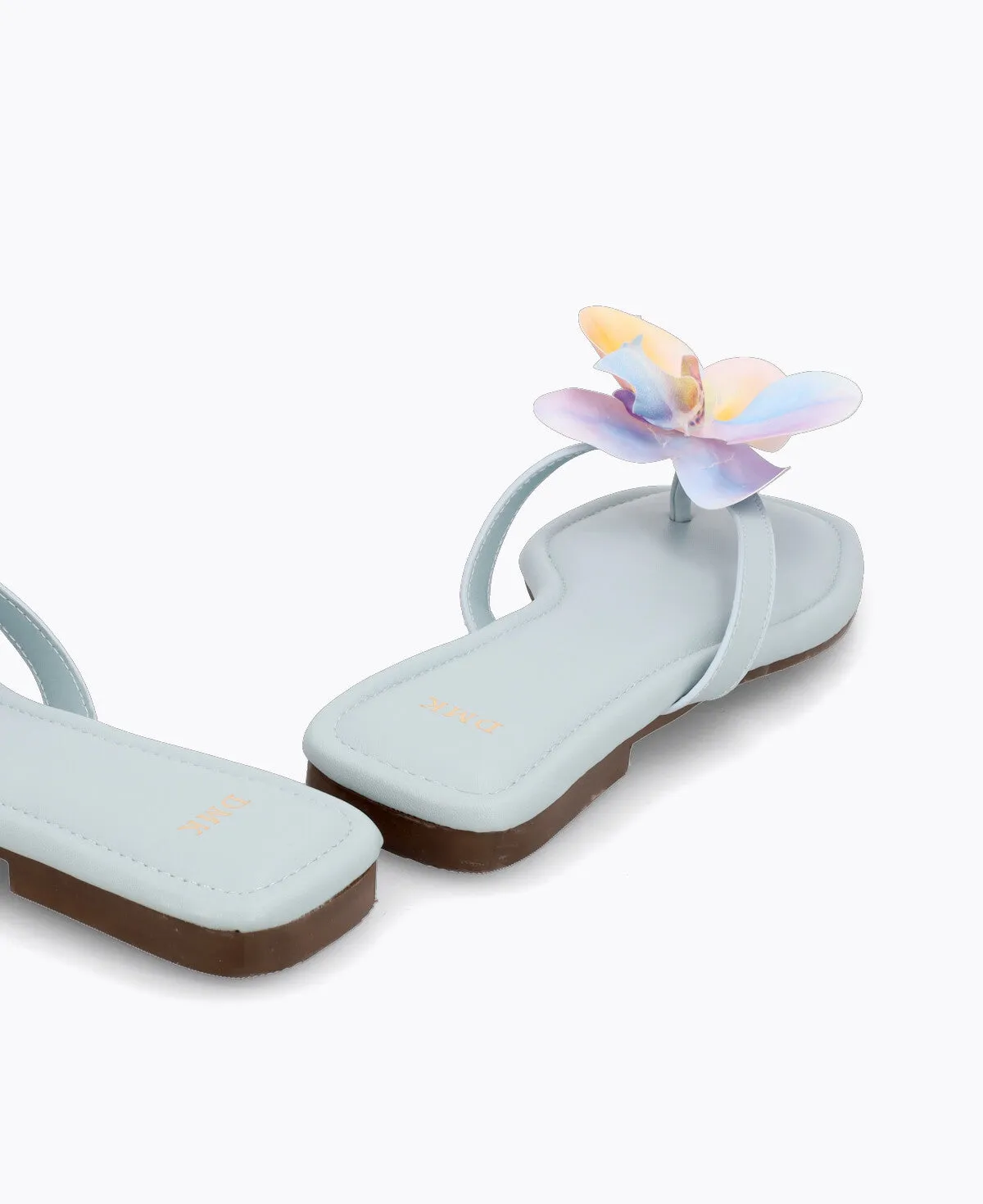 Poppy Flat Sandals - Blue