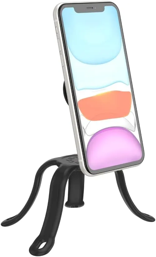 PopSockets Flexible Phone Mount & Stand, Phone Tripod Mount, Universal Device Mount - Black small