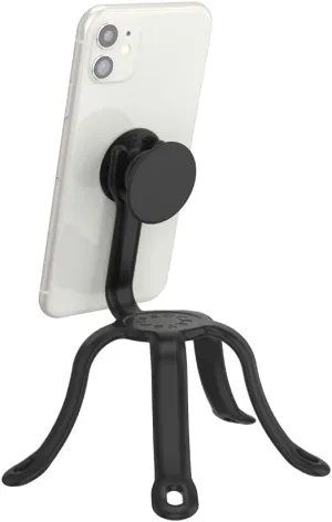 PopSockets Flexible Phone Mount & Stand, Phone Tripod Mount, Universal Device Mount - Black small