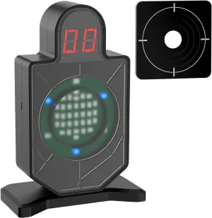 Portable Laser Trainer Target& Laser Training System for Reactive Laser Shooting and Dry Fire Practice,Laser Trainer and Counting Laser Training Targets Compatible Most of Laser Cartridges