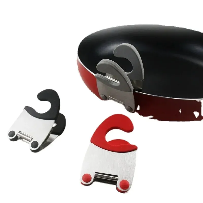 Pot Side Clips Anti-slide Spoon Holder Clip