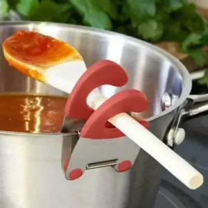 Pot Side Clips Anti-slide Spoon Holder Clip