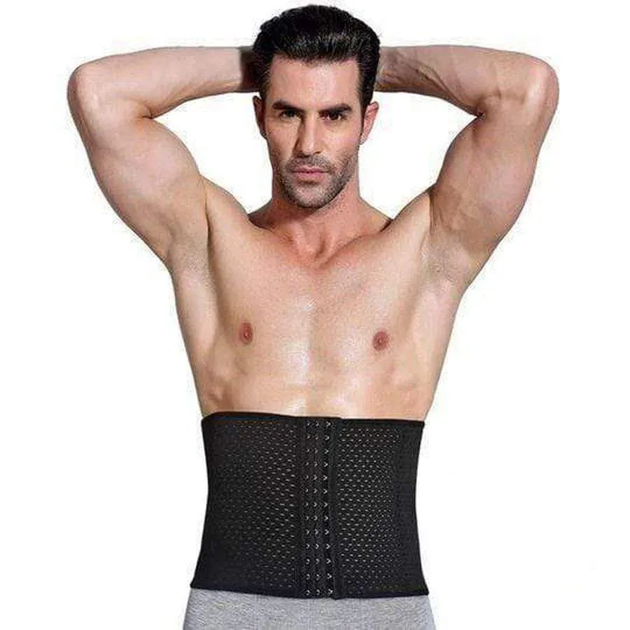 Premium Waist Trainer for Men - 3 Adjustable Hooks