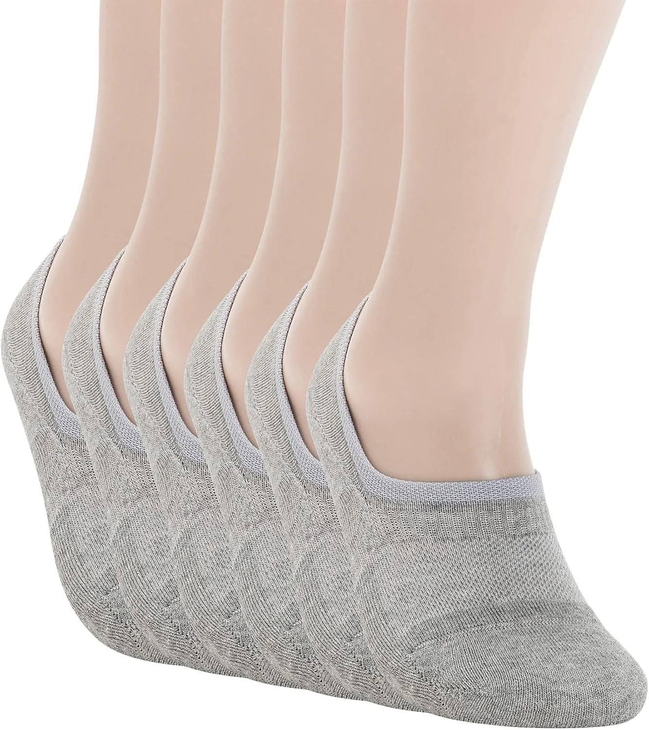 Pro Mountain Seamless No Show Socks Wide Toe Box For Health Bunion Unisex Size S to L Cotton Cushion Footies