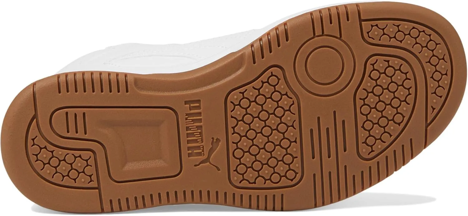 PUMA Kids' Rebound Layup Mid Hook and Loop Sneaker
