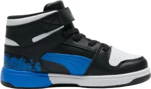 PUMA Unisex-Child Rebound Layup Mid Hook and Loop Shoes Sneaker