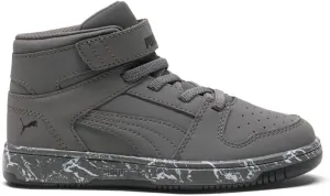 PUMA Unisex-Child Rebound Layup Mid Hook and Loop Shoes Sneaker