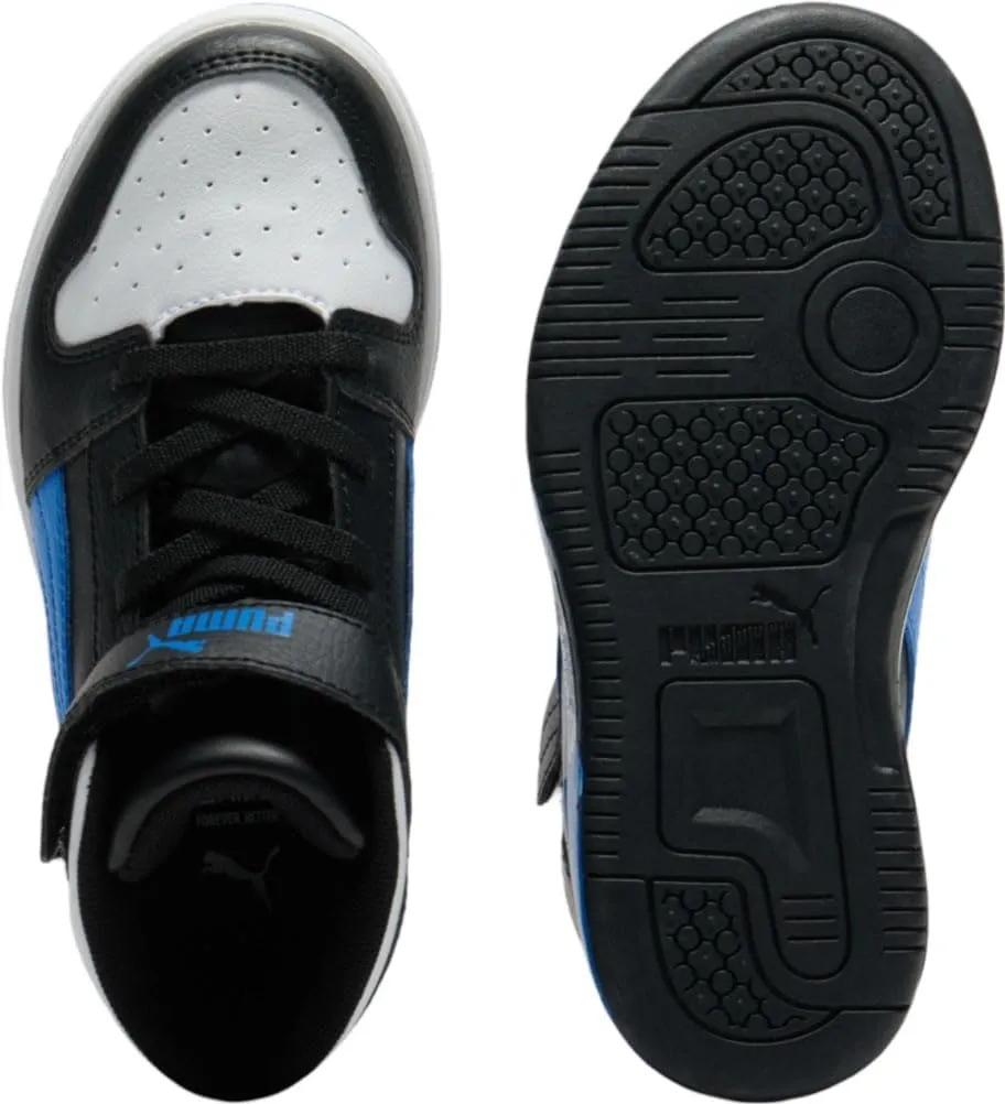 PUMA Unisex-Child Rebound Layup Mid Hook and Loop Shoes Sneaker