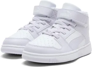 PUMA Unisex-Child Rebound Layup Mid Hook and Loop Sneaker