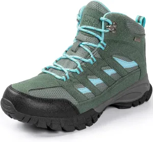 R CORD Womens Hiking Boots Womens Mid Hiking Boots Breathable Outdoor Trekking Boots Backpacking Boots