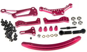 RC Car Aluminum Curve Slide Track Steering Set for Sakura D4 1:10 Scale RC Drift Racing Car Upgrade Parts