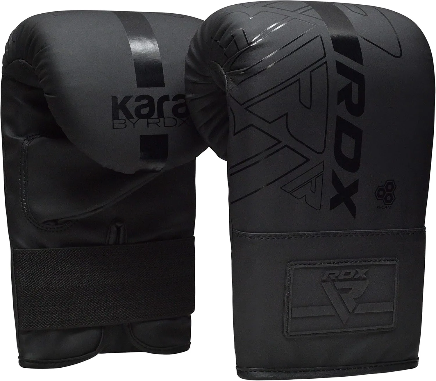 RDX Boxing Pads and Bag Gloves Set, Maya Hide Leather Kara Hook and Jab Training Pads, Curved Focus Mitts for MMA, Muay Thai, Kickboxing Coaching, Martial Arts, Punching Hand Target Strike Shield