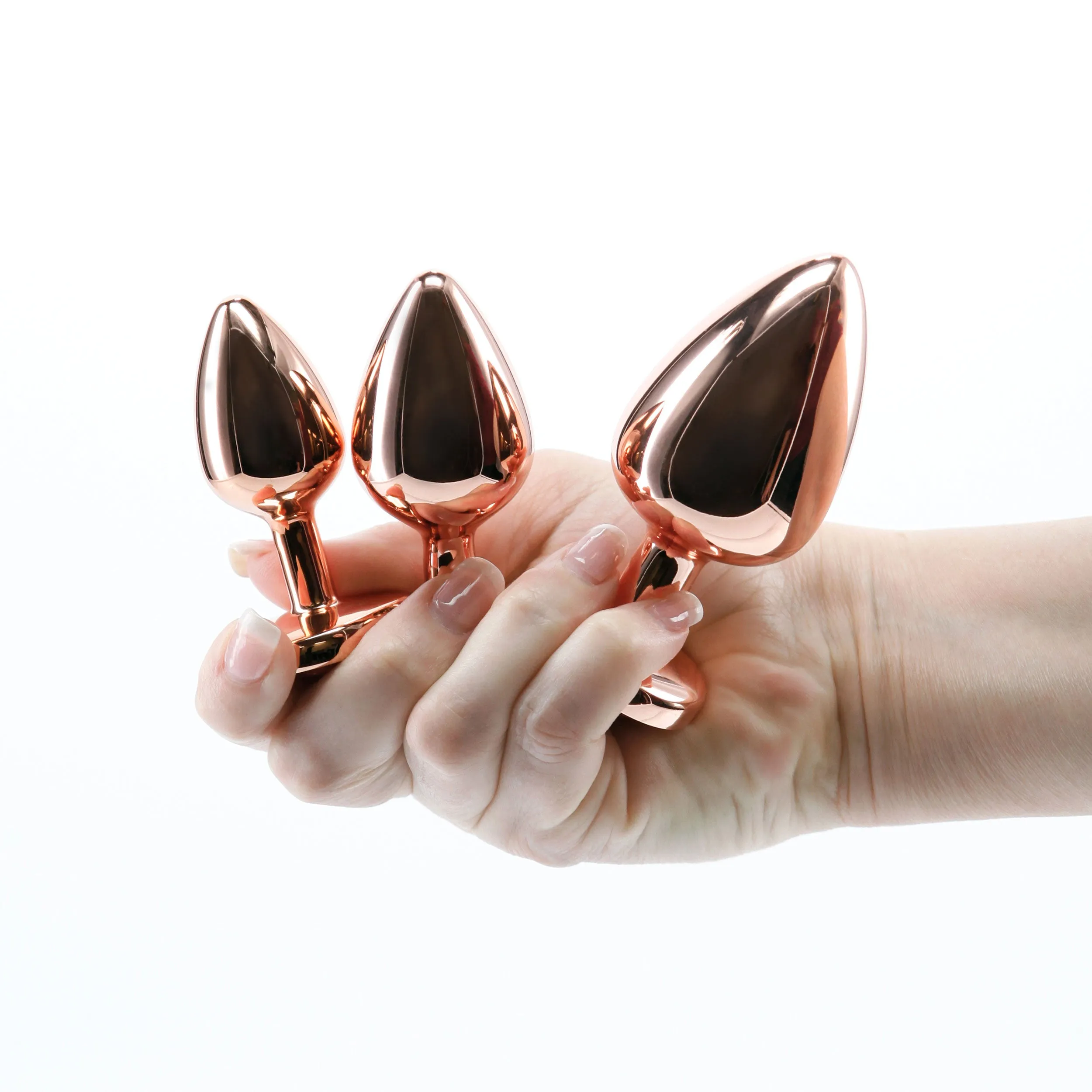 Rear Assets Trainer Kit - Rose Gold: Graduated Pleasure in Elegant Style