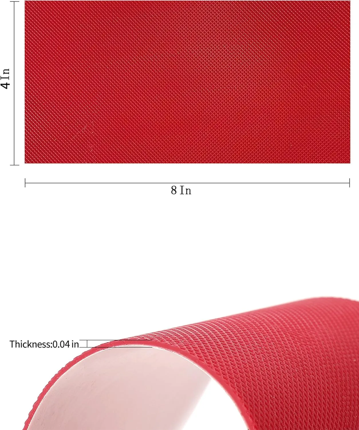 Red Bottom Shoe Protector Compatible with Christian Louboutin Shoes,Self-Adhesive Sole Guard to Protect & Restore Shoe Bottoms,Anti-Slip,Restores & Protects Red Soles(8"x4" 3Pairs)