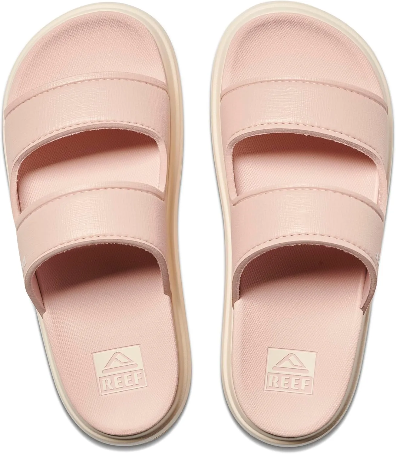 Reef Cushion Bondi 2 Bar Womens Slide Sandal, Lightweight and Supportive Footbed, Water Friendly