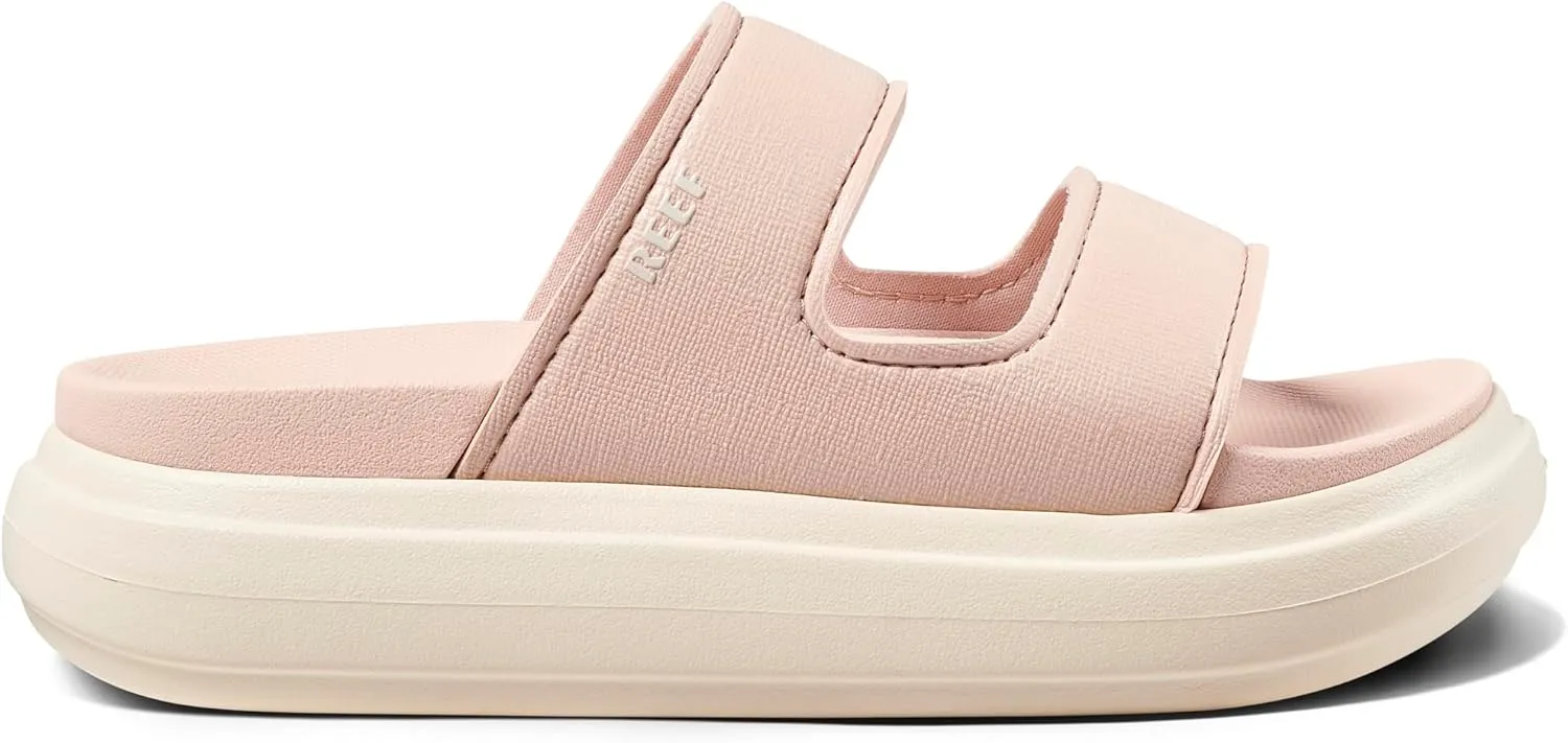 Reef Cushion Bondi 2 Bar Womens Slide Sandal, Lightweight and Supportive Footbed, Water Friendly