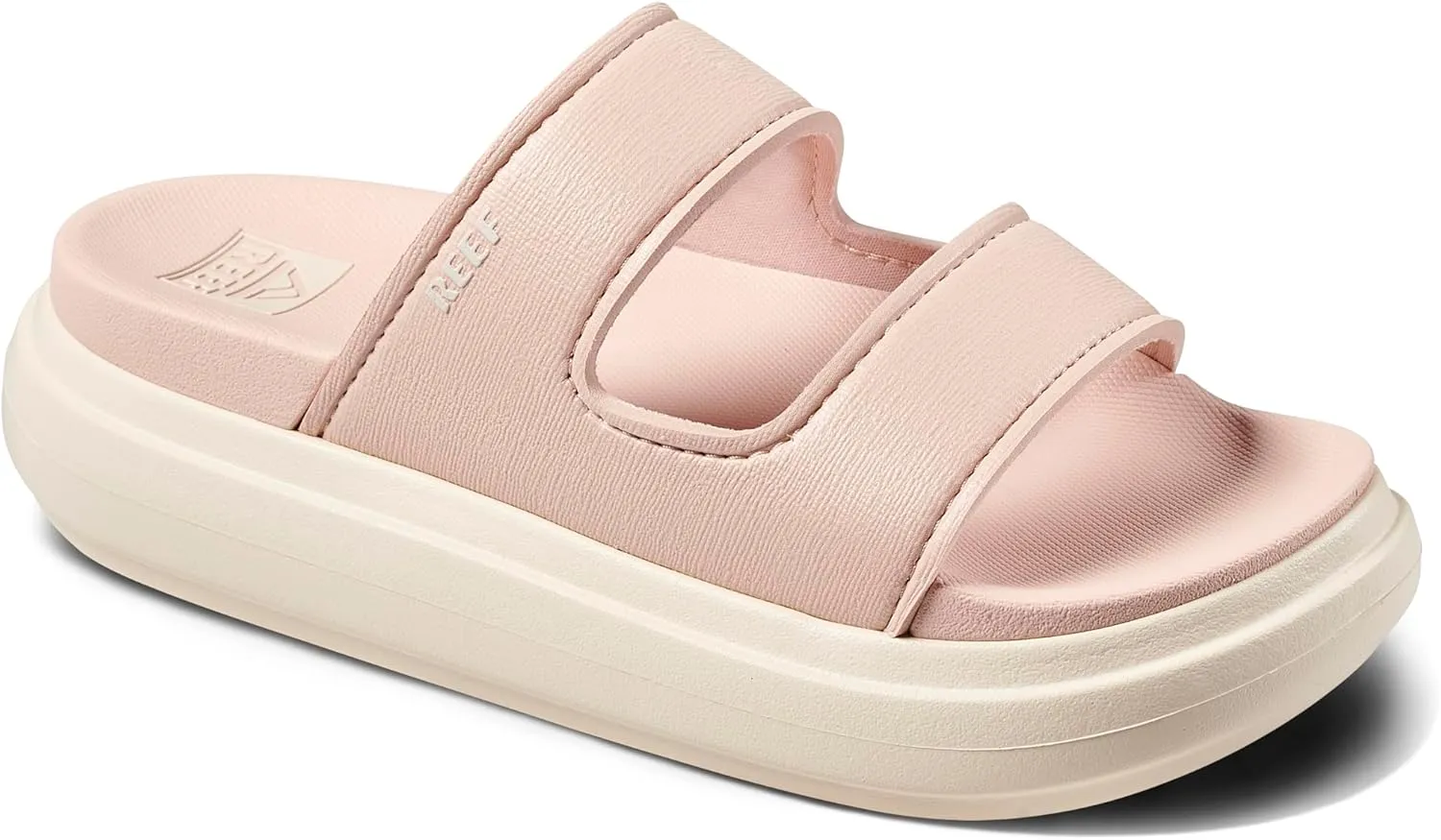 Reef Cushion Bondi 2 Bar Womens Slide Sandal, Lightweight and Supportive Footbed, Water Friendly