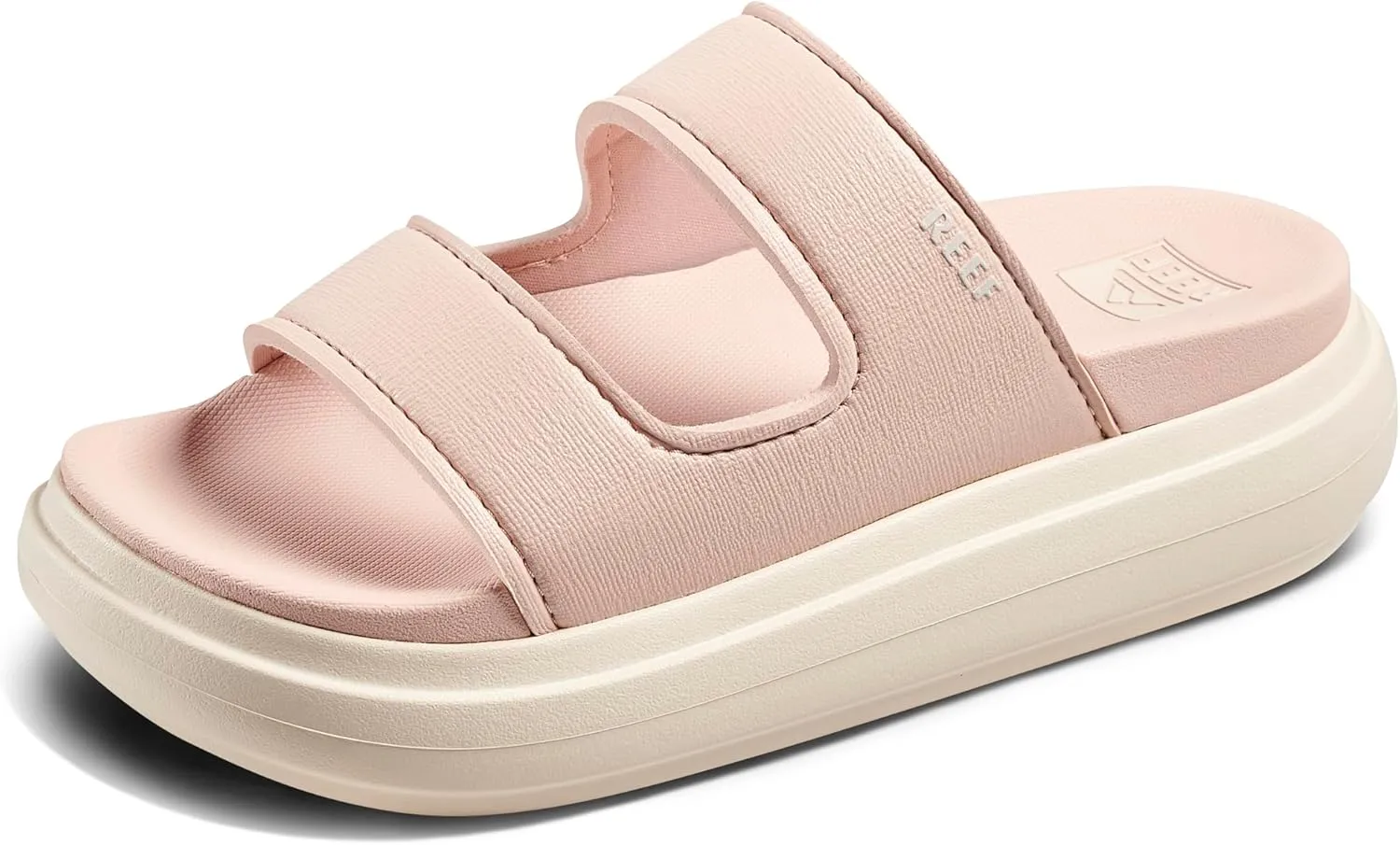 Reef Cushion Bondi 2 Bar Womens Slide Sandal, Lightweight and Supportive Footbed, Water Friendly