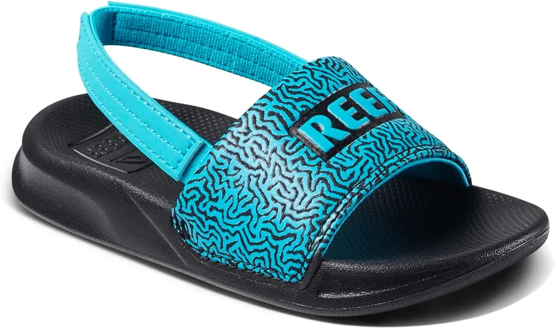 REEF Toddler/Little Kid One Slide Sandal, Lightweight & Water Friendly, Backstrap