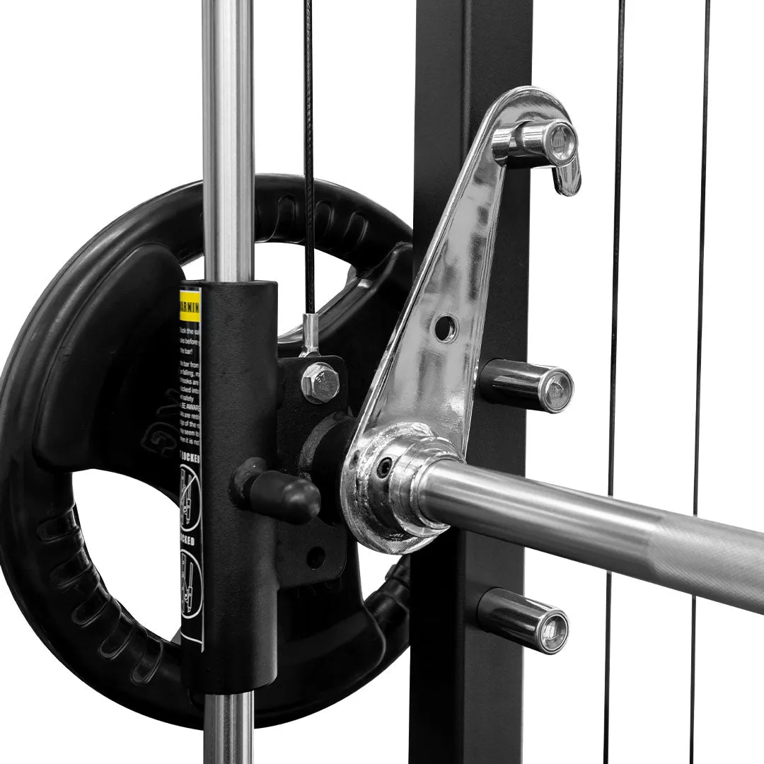 Reeplex CBT-PN Multi Station Gym   FID Bench   100kg Olympic Weights   Olympic Barbell   Jammer Arms   Leg press