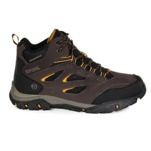 Regatta Mens Holcombe IEP Mid Boot Peat/Inca Gold