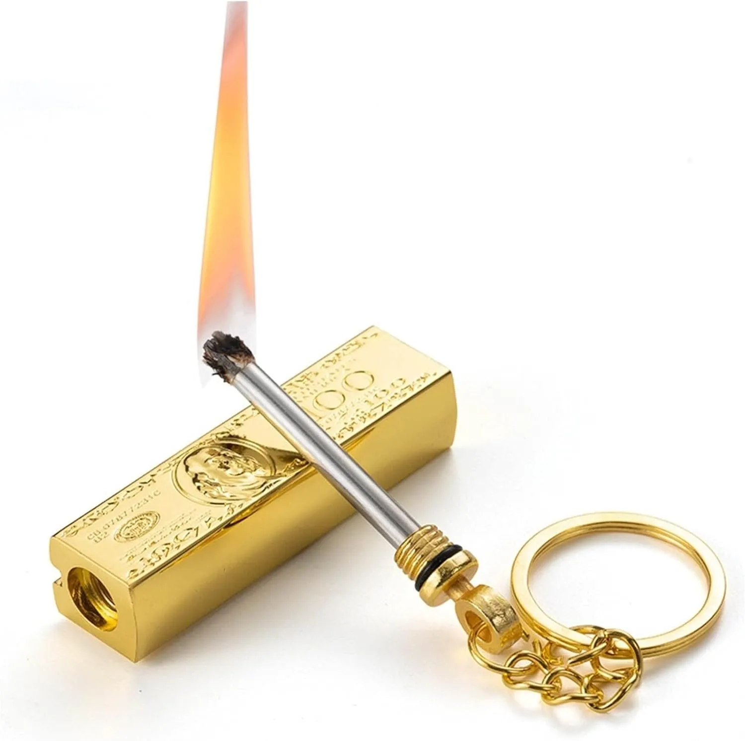 Retro Kerosene Lighter, 2024 Soft Flame Key Chain Lighter, Metal Lighter, Waterproof Lighter, Box (excluding Kerosene)