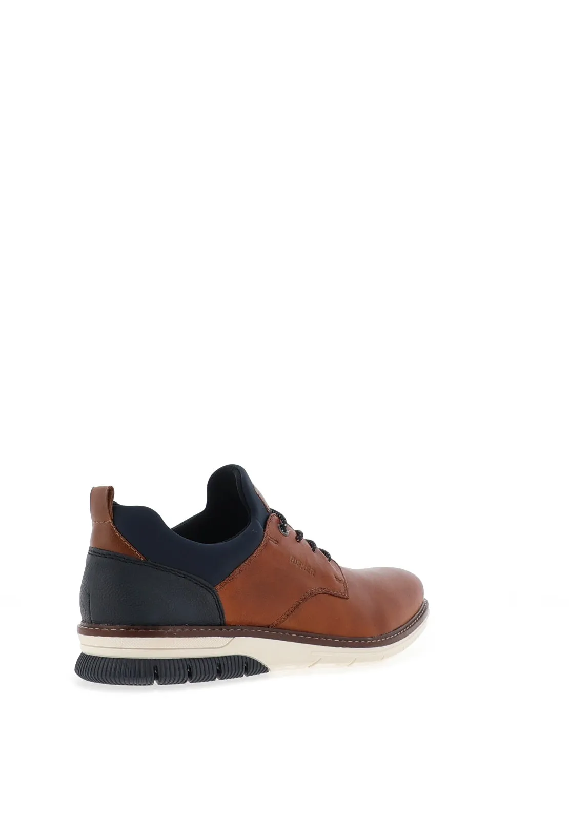 Rieker Men’s Casual Slip On Trainers, Tan & Navy