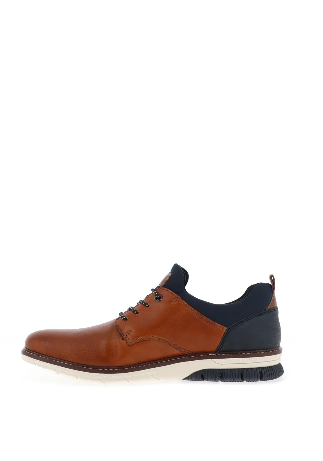 Rieker Men’s Casual Slip On Trainers, Tan & Navy