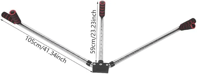 RiToEasysports Stretch Leg Trainer Stainless Steel Foldable 3