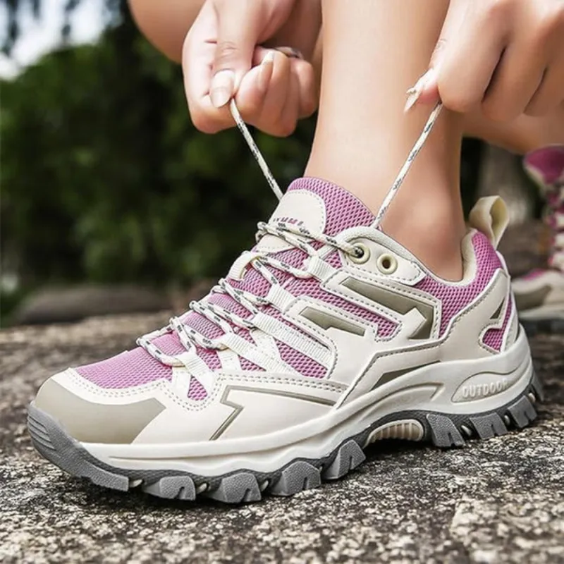 Robust Grey Hiking Boots for Women