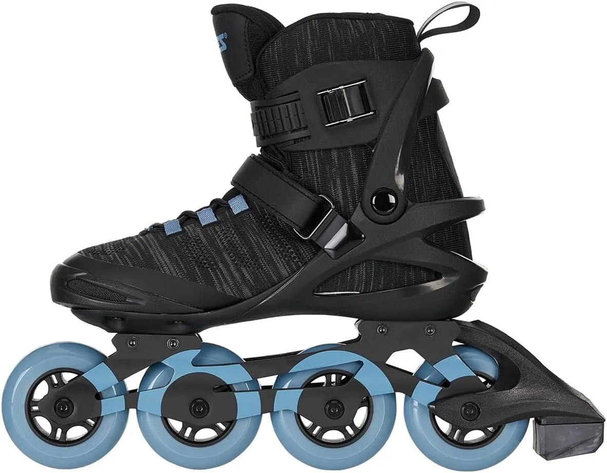 Roces Men's Warp Thread TIF Outdoor Breathable Fitness Comfortable Inline Skates | Memory Buckle, Easy Entry Boots, Glass Fiber Reinforced Shell 84mm 82A Wheels