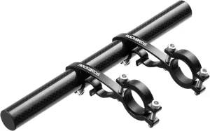 ROCKBROS Bike Handlebar Extender Double Bike Handlebar Bracket Bicycle Handlebar Extension Lightweight Durable for Holding Bicycle Speedometer, GPS, Phone Mount Holder,2Pcs