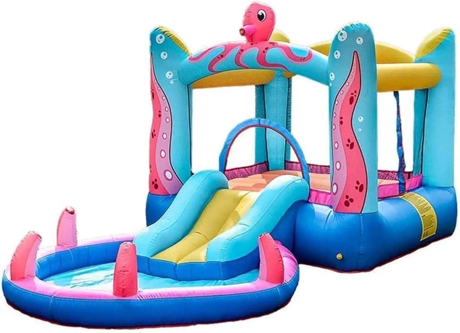 ROLTIN Bouncy Castle, Bounce House for Kids Baby Toys Bouncy Castles, Children's Inflatable Castle, Kid Slide Toys, Children's Playground Inflatable Trampoli