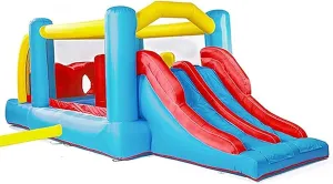 ROLTIN Bouncy Castles Inflatable Lock Inflatable Slides for Indoor and Outdoor Size Large Toy Children's Trampoline Kids Paradise Castle strampoline, Water S