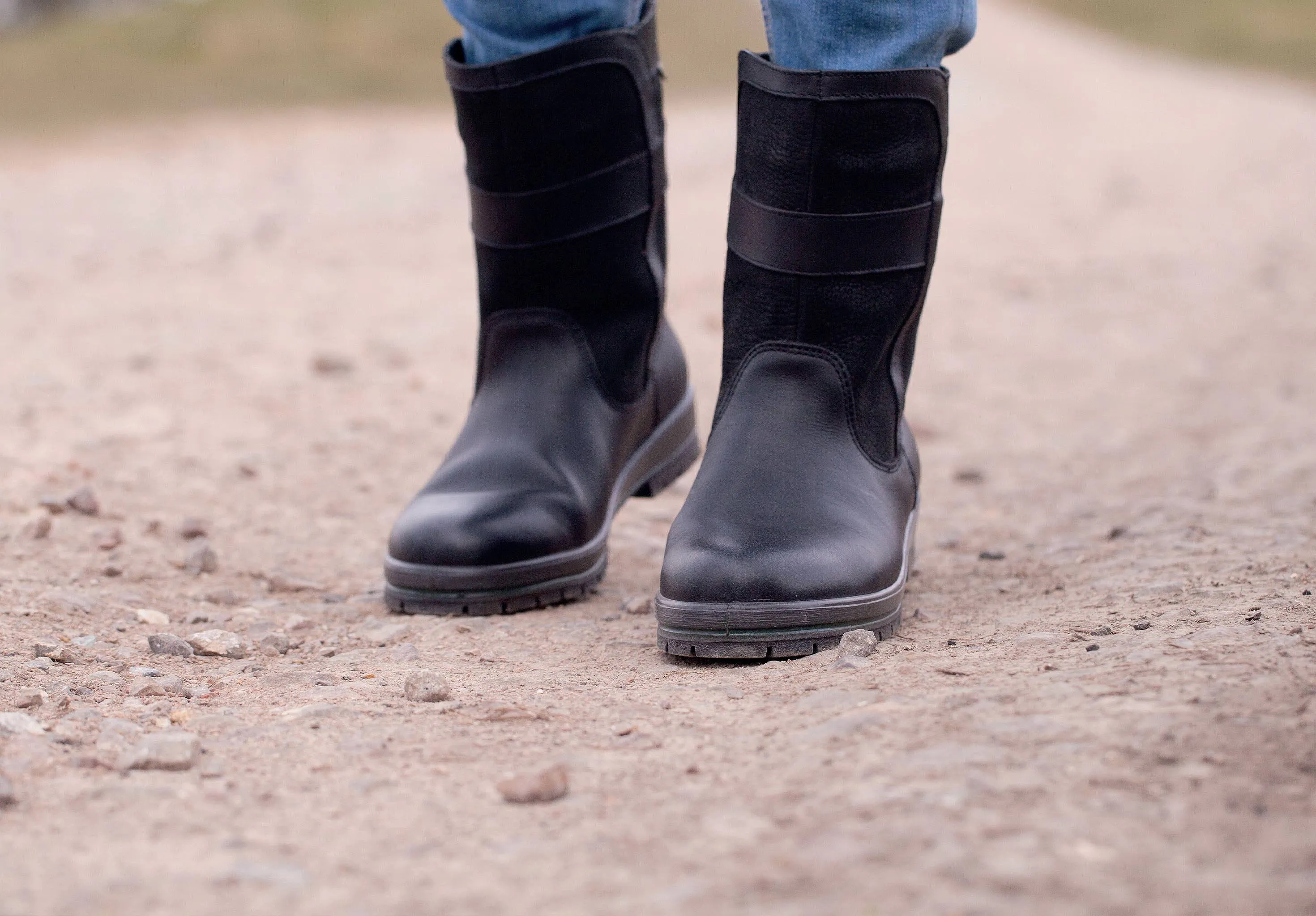 Roscommon Men's Short Rain Boot - Black