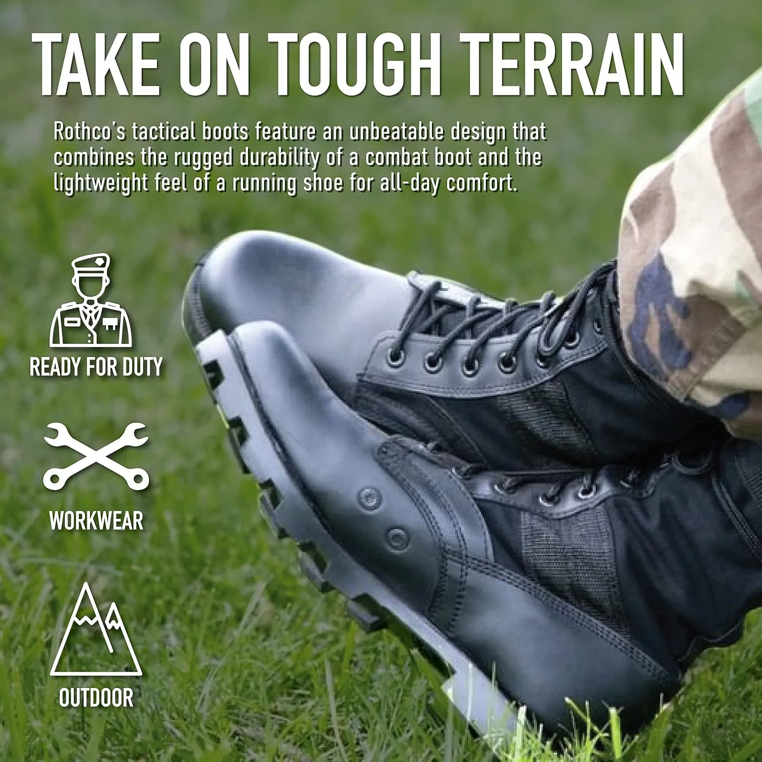 Rothco Jungle Boots Work Boots Hiking Boots