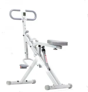Rowing Machines Household Multifunction Equestrian Fitness and Squat Machine Auxiliary Squat Trainer Folding Exercise Machine