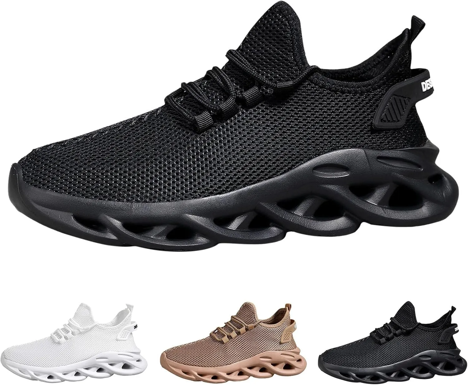 Running Shoes for Men Golf Comfortable Mountaineering Summer and Autumn Breathable Slip On Loafers