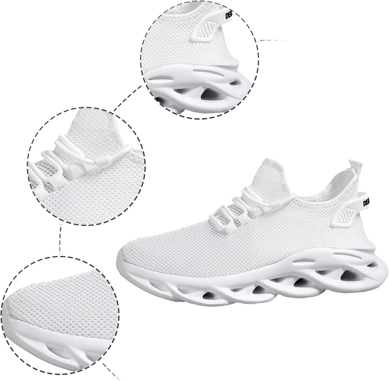 Running Shoes for Men Golf Comfortable Mountaineering Summer and Autumn Breathable Slip On Loafers