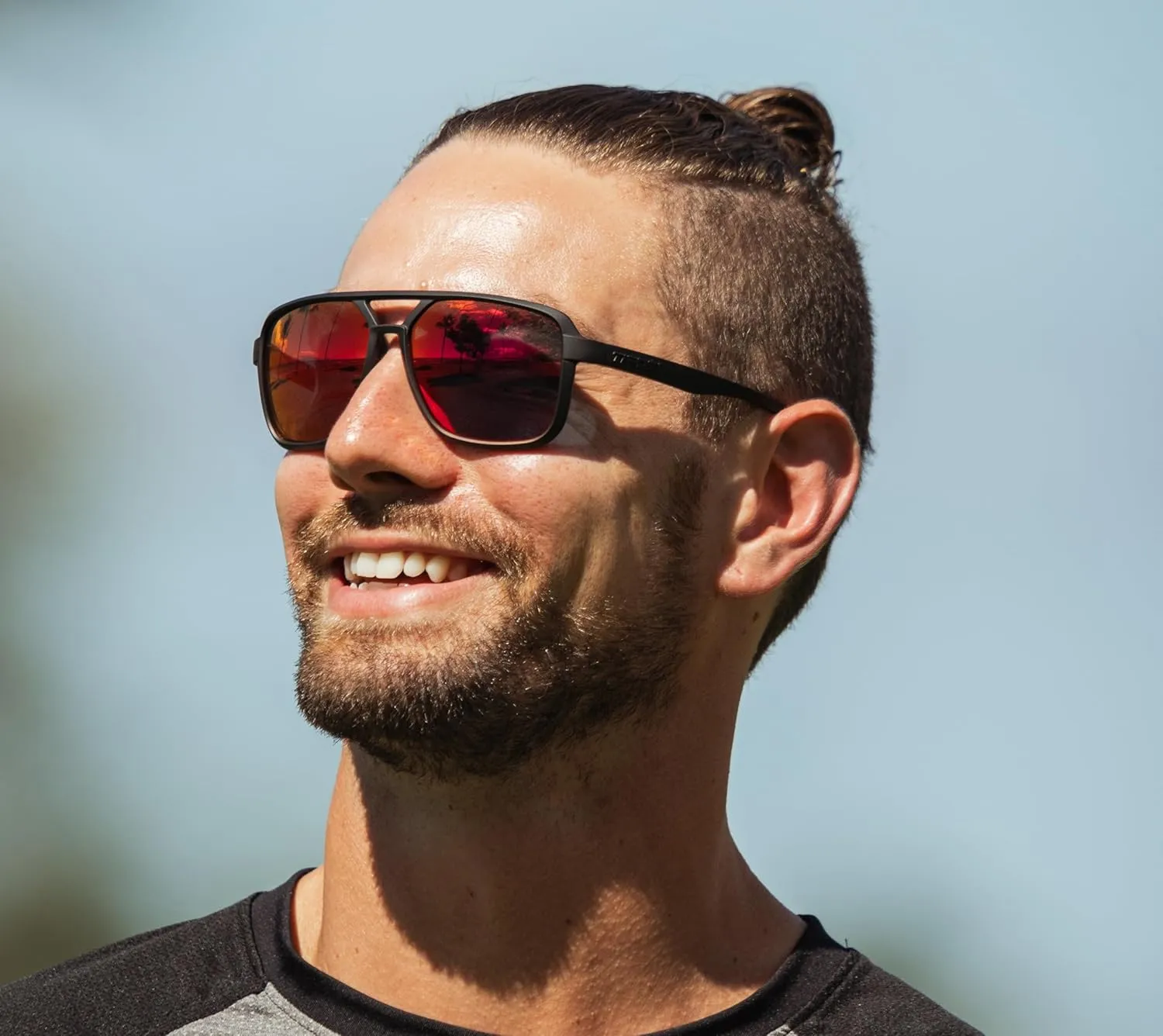 Salto Tangle Free Aviator Style Men & Womens Sunglasses - Ideal for Golf, Hiking, Running, Pickleball & Great Lifestyle Look
