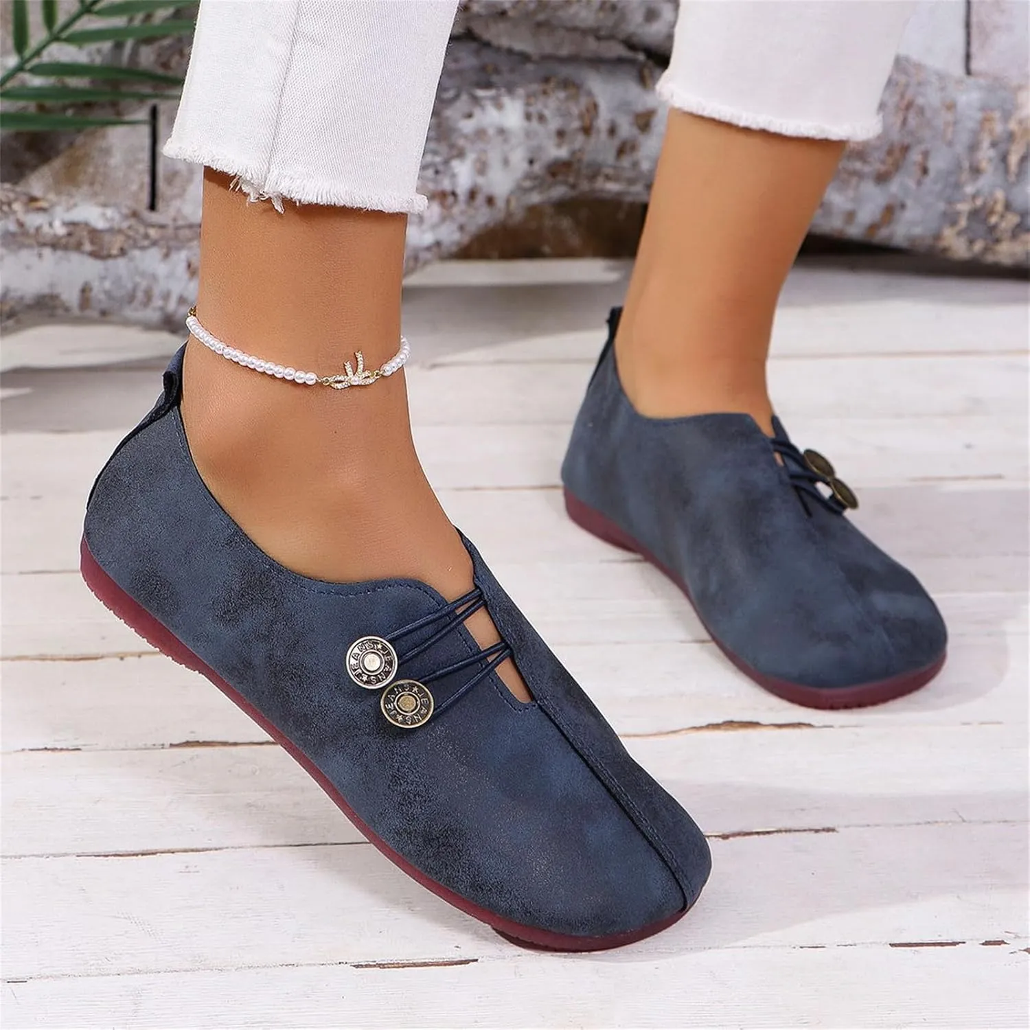 Sandals for Women 2025 Retro Loafers Dressy Comfortable Closed Toe Ballet Flats Summer Casual Breathable Boat Shoes Footwear