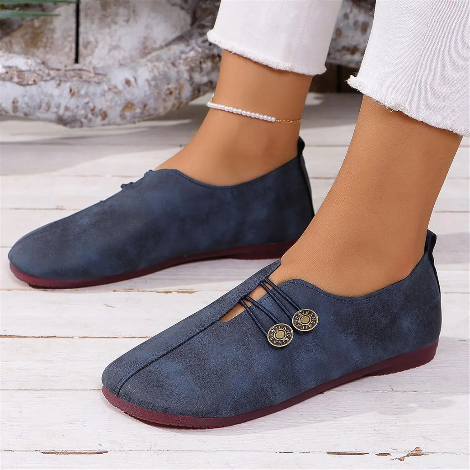 Sandals for Women 2025 Retro Loafers Dressy Comfortable Closed Toe Ballet Flats Summer Casual Breathable Boat Shoes Footwear