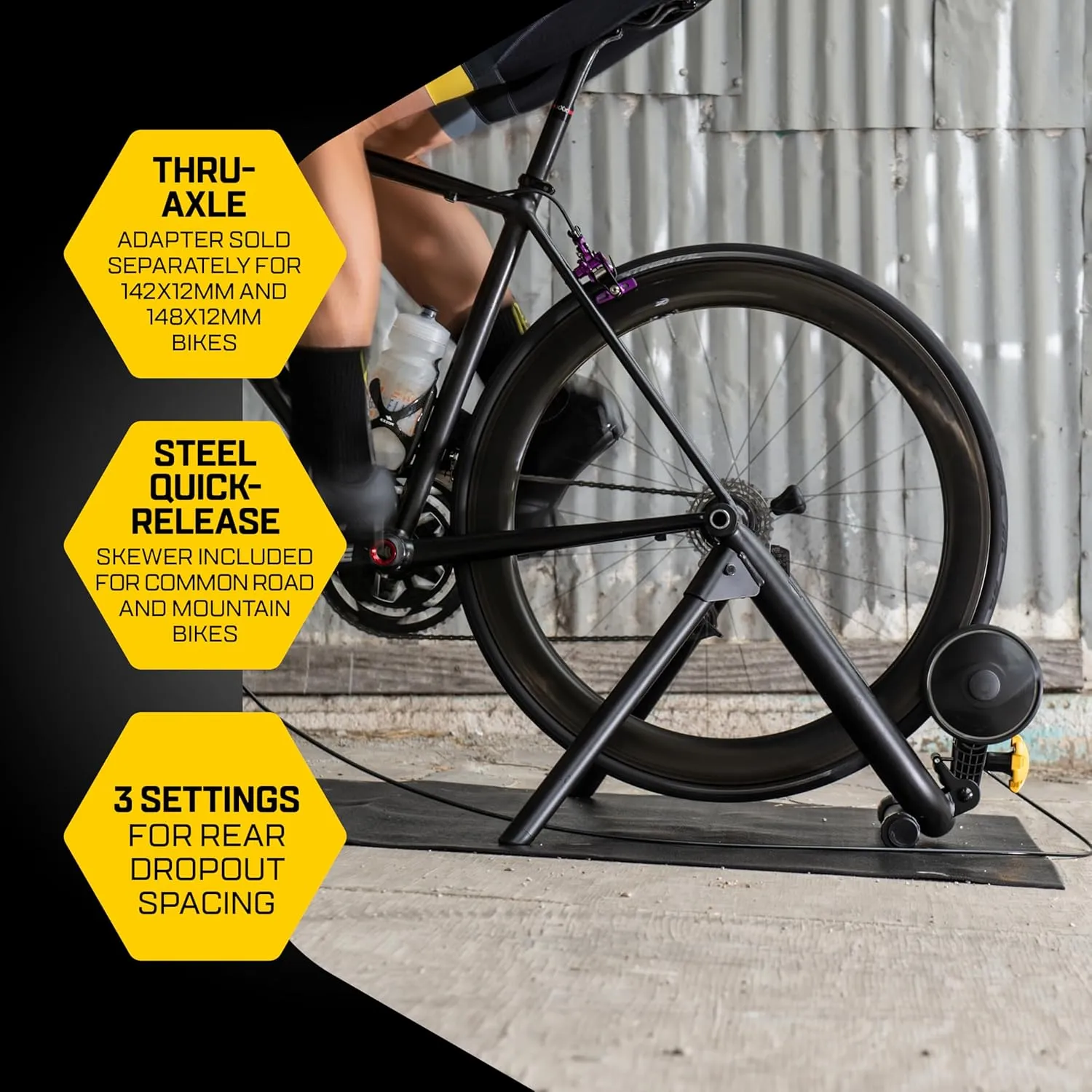 Saris Mag and Mag Plus Indoor Bike Trainer, Magnetic Resistance, Compatible with Zwift App
