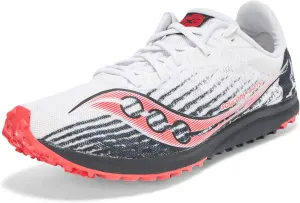 Saucony Men's Kilkenny XC 9 Cross Country Flat, White/Black, 9