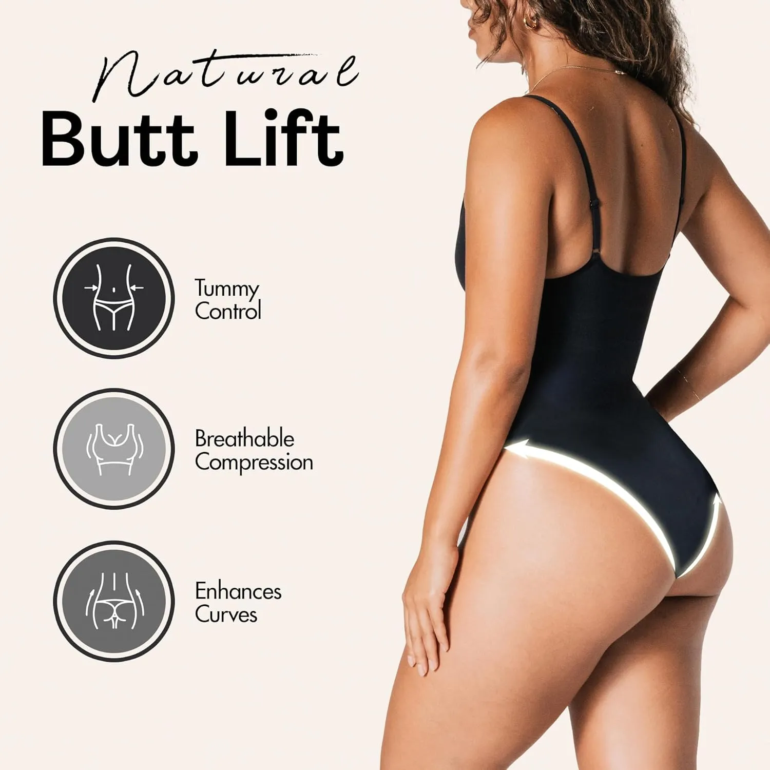 Shapewear Tummy Control Bodysuit Thong or Brief: Sculpting Shaper Tank Top Bodysuits & Snatched Waist Body Suit