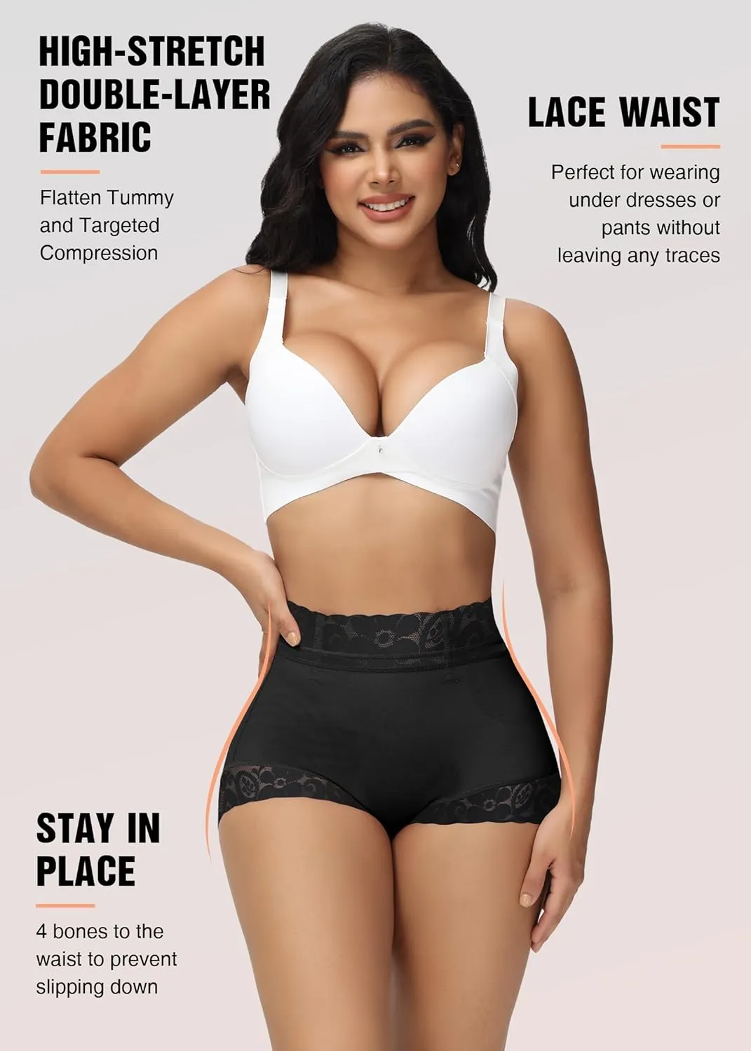 SHAPSHE Tummy Control Shapewear Shorts Fajas Colombianas Moldeadoras Compression Underwear Flat Tummy Butt Lifter Panties